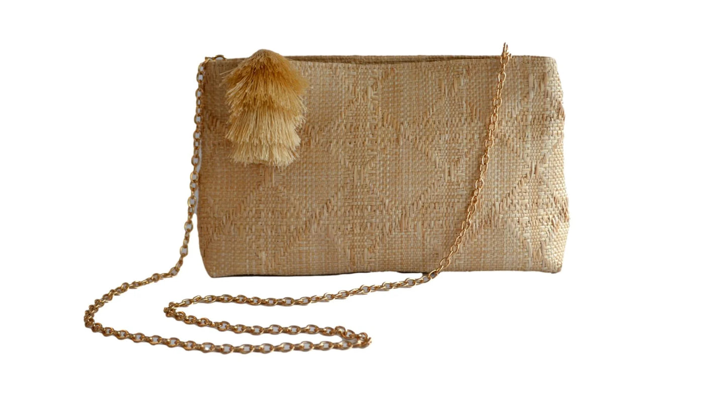 Bali Straw Clutch